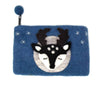 Hand Crafted Felt: Stag Pouch - The Village Country Store 