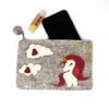 Hand Crafted Felt Unicorn Pouch - The Village Country Store 