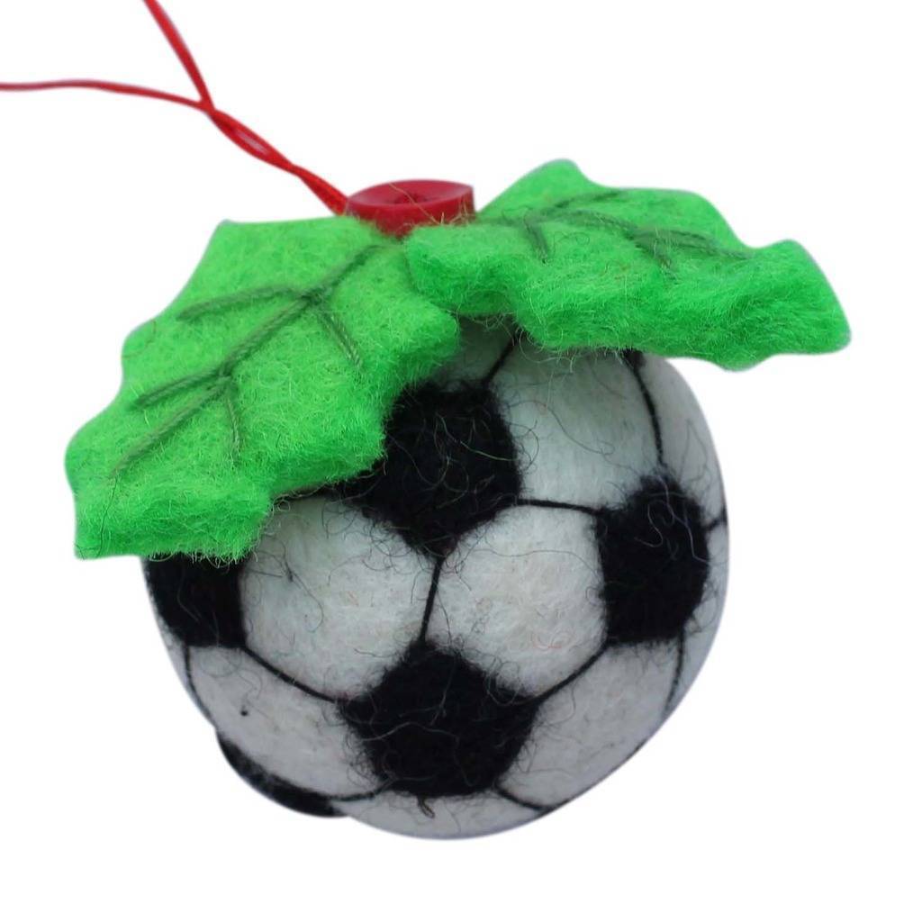 Soccer Ball Felt Ornament - Global Groove (H) - The Village Country Store