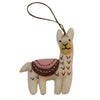 White Felt Llama Ornament - Global Groove (H) - The Village Country Store