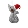 Hand Felted Christmas Ornament: Cat - Global Groove (H) - The Village Country Store 