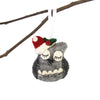 Global Groove Holiday Ornaments Hand Felted Christmas Ornament: Owl - Global Groove (H)