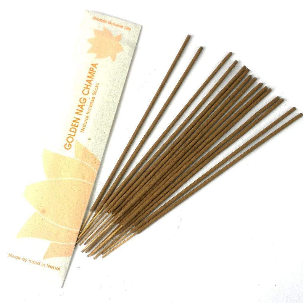 Global Groove (I) Incense Stick Incense, Golden Nag Champa -