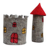 Large Felt Castle with Red Roof - Global Groove - The Village Country Store