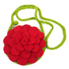 Rose Felt Purse Red - Global Groove (P) - The Village Country Store