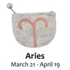 Felt Aries Zodiac Coin Purse - Global Groove - The Village Country Store