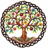 Rooted Tree of Life in Circle Haitian Metal Drum Wall Art - The Village Country Store 