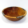 Jedando Handicrafts Tableware Handcarved Olive Wood Bowl 9 inch with Inlaid Bone - Jedando Handicrafts