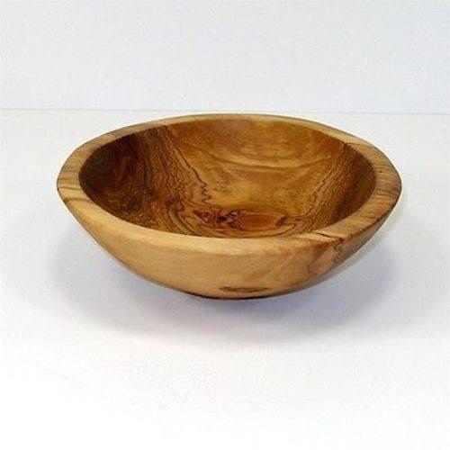 Jedando Handicrafts Tableware Handmade Artisan Handmade 6" Hand carved Olive Wood Kitchen Salad Serving Bowl