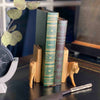 Carved Wood Lion Book Ends, Set of 2 - The Village Country Store