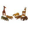 Handcarved Miniature Wood Safari Animals, Set of 7 - The Village Country Store 