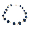 Floating Stone & Maasai Bead Necklace, Navy - The Village Country Store