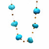 Floating Stone & Maasai Bead Necklace, Turquoise - The Village Country Store