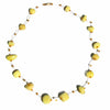 Floating Stone & Maasai Bead Necklace, Yellow - The Village Country Store 