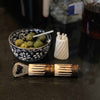 Hand-caved Cocktail Picks & Jar in Natural Bone - The Village Country Store 