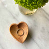 Petite Olive Wood Heart Trinket Bowls - Set of 2 - The Village Country Store 