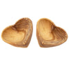 Petite Olive Wood Heart Trinket Bowls - Set of 2 - The Village Country Store