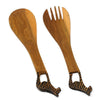 Zebra Salad Serving Set - The Village Country Store 