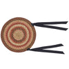 Ginger Spice Jute Chair Pad - The Village Country Store 