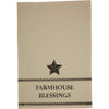 Farmhouse Star Country Life Muslin Unbleached Natural Tea Towel Set of 2 19x28 - The Village Country Store