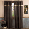 Kettle Grove Panel with Attached Valance Block Border Set of 2 84x40 - The Village Country Store 
