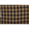 Black Check Fabric Pillow 12x12 - The Village Country Store 