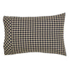 Black Check Standard Pillow Case Set of 2 21x30 - The Village Country Store