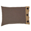 Teton Star Standard Pillow Case Applique Star Border Set of 2 21x30 - The Village Country Store