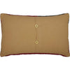 Patriotic Patch Flag Hooked Pillow 14x22 - The Village Country Store 