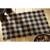 Burlap Black Check Placemat Fringed Set of 6 12x18 - The Village Country Store 