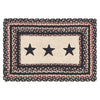 Colonial Star Jute Rect Placemat 12x18 - The Village Country Store