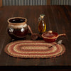 Ginger Spice Jute Oval Placemat 12x18 - The Village Country Store 