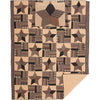 Bingham Star Twin Quilt Set; 1-Quilt 70Wx90L w/1 Sham 21x27 - The Village Country Store 