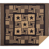 Black Check Star Luxury King Quilt 120Wx105L - The Village Country Store