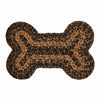 Black & Tan Indoor/Outdoor Small Bone Rug 11.5x17.5 - The Village Country Store