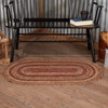 Cider Mill Jute Rug Oval w/ Pad 27x48 - The Village Country Store 