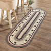 Colonial Star Jute Rug/Runner Oval w/ Pad 22x72 - The Village Country Store 