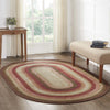Ginger Spice Jute Rug Oval w/ Pad 60x96 - The Village Country Store 