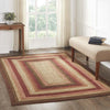 Ginger Spice Jute Rug Rect w/ Pad 60x96 - The Village Country Store 