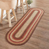Ginger Spice Jute Rug/Runner Oval w/ Pad 22x72 - The Village Country Store 