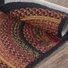 Heritage Farms Jute Rug Half Circle w/ Pad 16.5x33 - The Village Country Store 