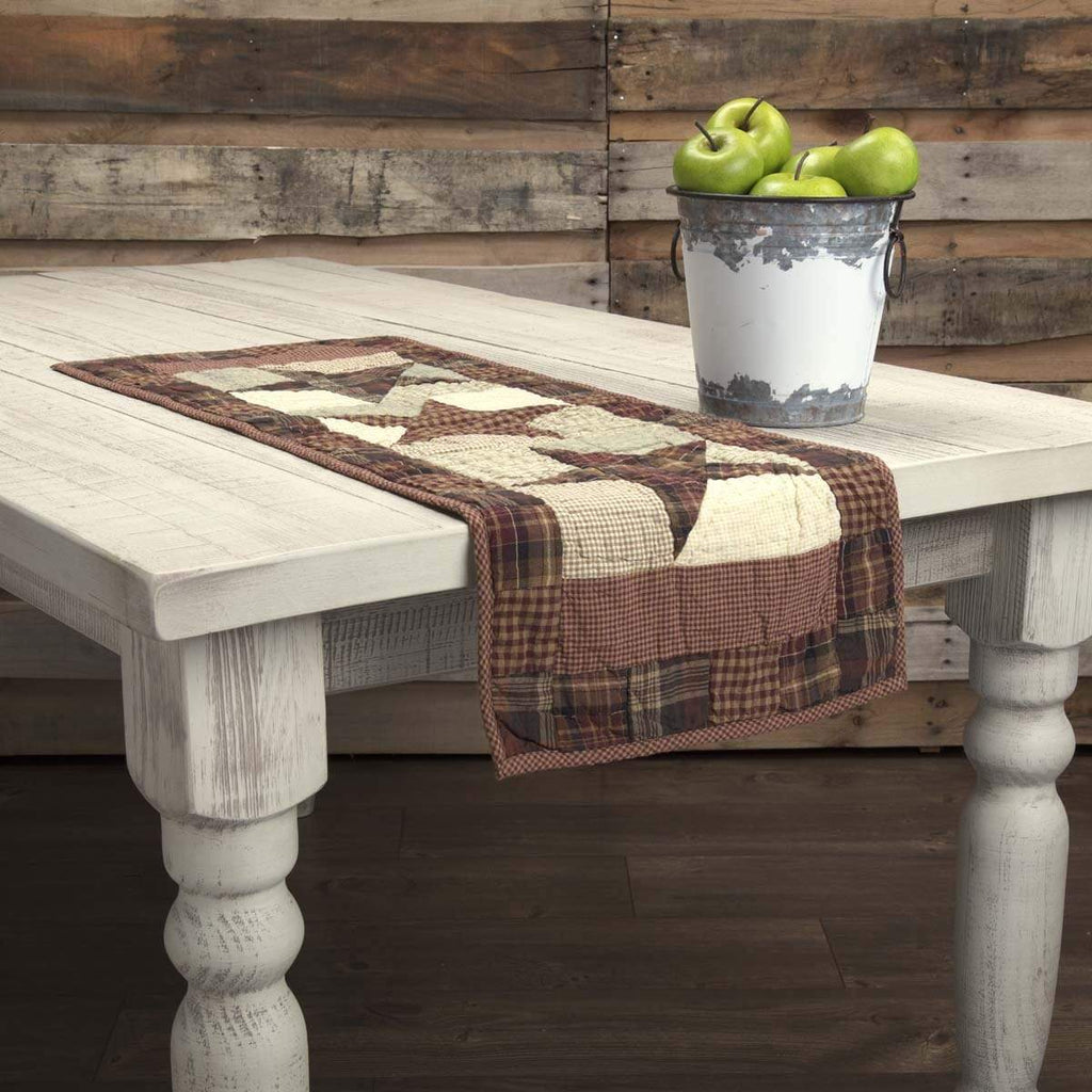 Abilene Star Quilted Runner 13x36 - The Village Country Store