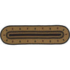 Heritage Farms Star Jute Runner 13x48 - The Village Country Store 