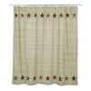 Abilene Star Shower Curtain 72x72 - The Village Country Store 