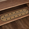 Kettle Grove Jute Stair Tread Stencil Stars Border Latex Oval 8.5x27 - The Village Country Store 