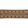 Kettle Grove Jute Stair Tread Stencil Stars Border Latex Rect 8.5x27 - The Village Country Store