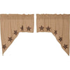 Bingham Star Swag Applique Star Set of 2 36x36x16 - The Village Country Store 