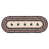 Colonial Star Jute Oval Runner 13x36 - The Village Country Store 