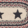 Colonial Star Jute Oval Runner 13x48 - The Village Country Store