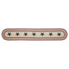 Potomac Jute Runner Stencil Stars 13x72 - The Village Country Store 